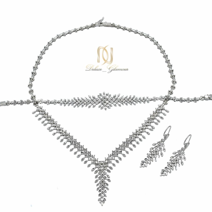 سرویس نقره تراش زنانه با آبکاری رودیوم چندلایه ce-n110