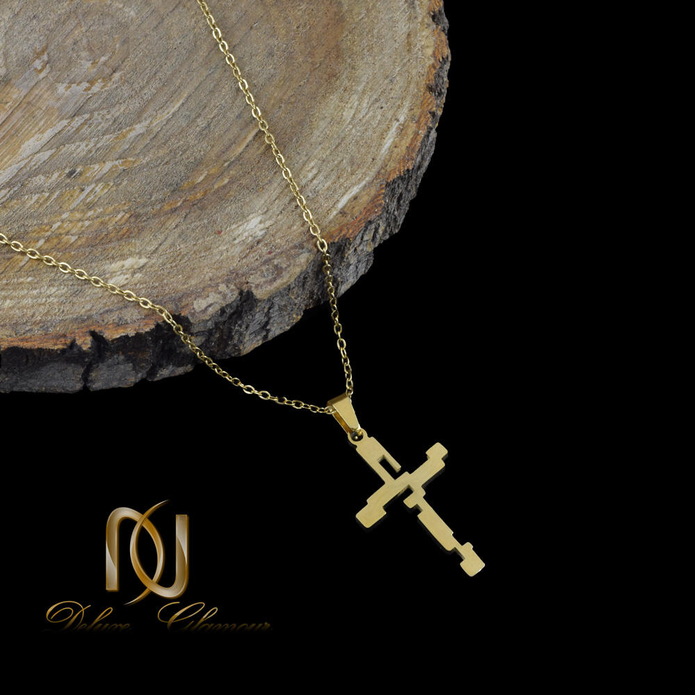 گردنبند دخترانه صلیب طلایی nw-n844