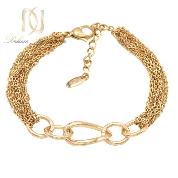 دستبند ژوپینگ اصل زنانه طلایی زنجیری شیک br-n171