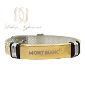 عکس دستبند مردانه مونت بلانک طلایی - دستبند MONTBLANC