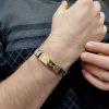 مدل دستبند طلایی مردانه - دستبند مردانه شیک و ارزان