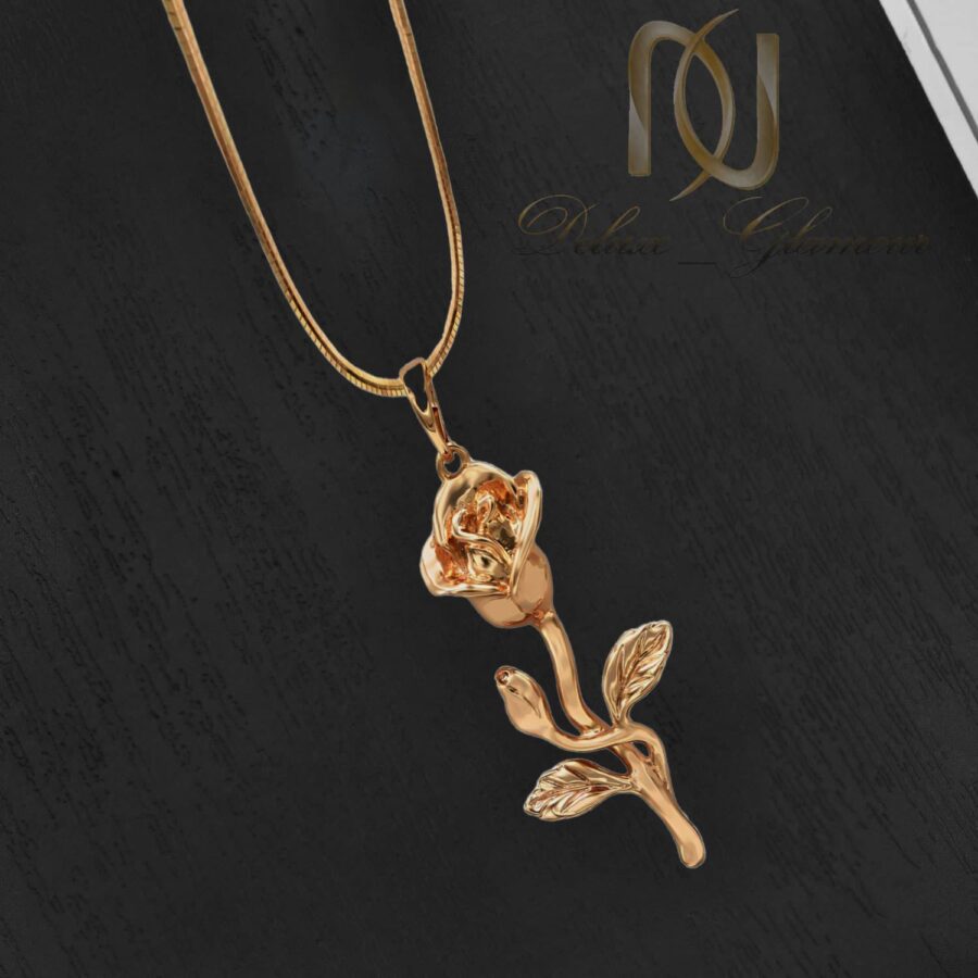 گردنبند ژوپینگ گل رز طلایی اصل