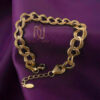 دستبند نقره کارتیر طلایی زنانه لونه زنبوری