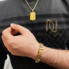 مدل دستبند و گردنبند رولکس مردانه استیل طلایی لوکس و خاص