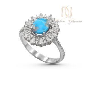 انگشتر نقره زنانه فیروزه نیشابور