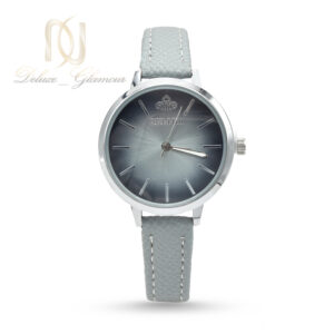 ساعت مچی زنانه اولیجیا بند چرم طوسی