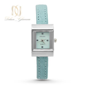 ساعت زنانه اولیجیا چرم فیروزه ای