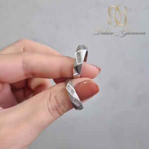 حلقه ست ازدواج نقره تایلندی نگین دار