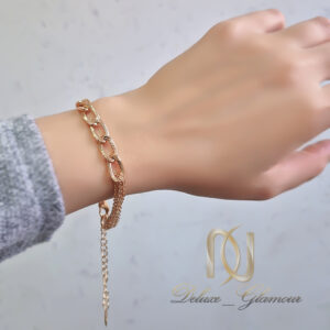 دستبند زنانه ژوپینگ زنجیری طلایی