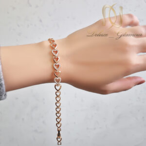 دستبند ژوپینگ زنانه مدل قلبی