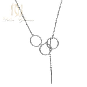 گردنبند نقره زنانه طرح حلقه