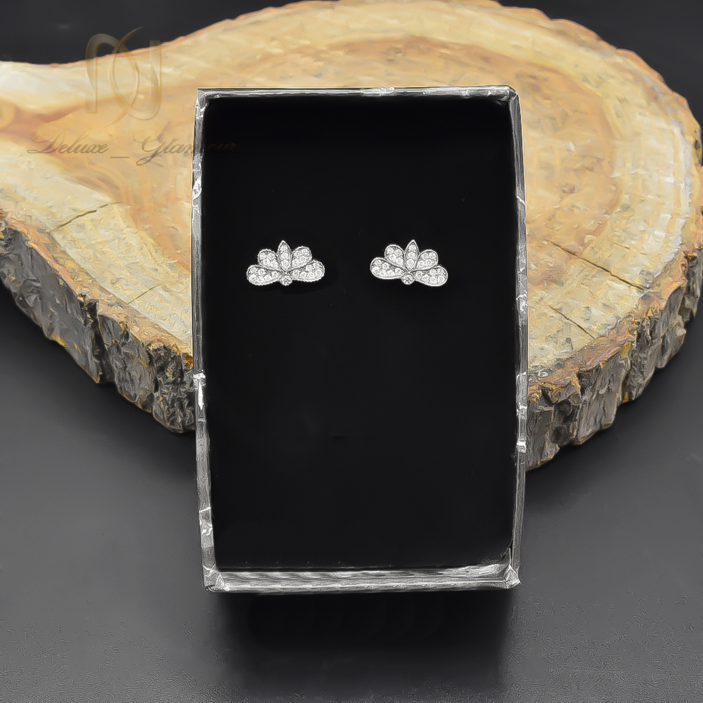 گوشواره نقره زنانه مدل پروانه - تصویر 2