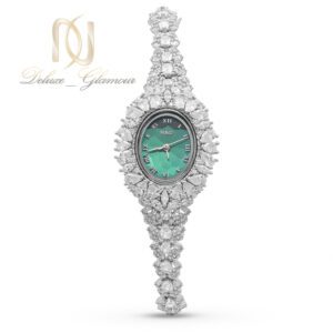 ساعت نقره زنانه صفحه سبز