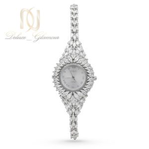 ساعت نقره زنانه نگین مارکیز