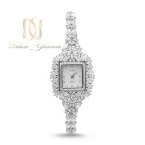 ساعت نقره زنانه صفحه مستطیلی