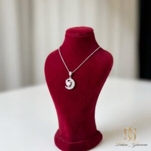 گردنبند نقره زنانه مدل ماه و قلب - ne-n287 - 4