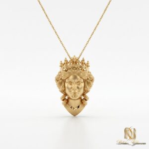 گردنبند نقره زنانه ملکه ne-new-25 عکس اصلی
