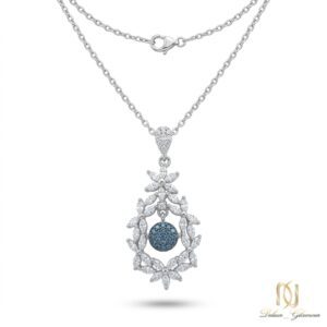 گردنبند نقره زنانه گل چشم‌نظر ne-new-17 عکس اصلی