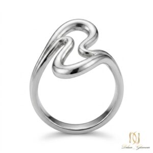 انگشتر نقره زنانه موج ri-s-10 عکس اصلی
