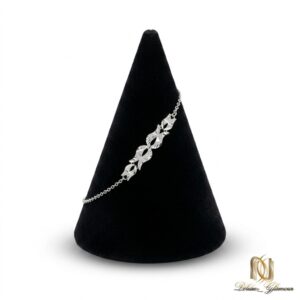 دستبند نقره زنانه تراش مجلسی br-s-19 عکس اصلی