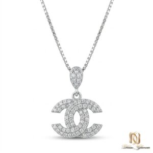 گردنبند نقره زنانه شانل ne-new-42 عکس اصلی