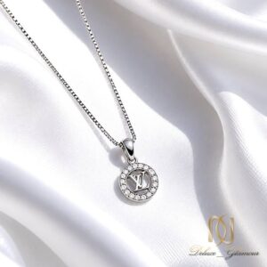 گردنبند نقره زنانه طرح لویی ویتون ma-n770 - 65391 - 4