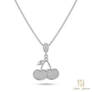 گردنبند نقره زنانه گیلاس ne-new-40 عکس اصلی