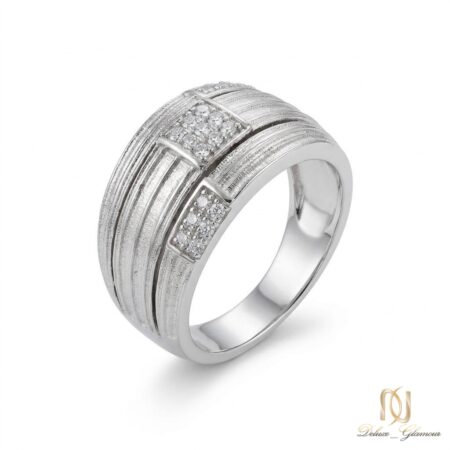 انگشتر نقره زنانه مجلسی نگین دار ri-s-101 عکس اصلی