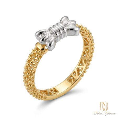 انگشتر نقره زنانه ظریف پاپیون ri-s-105 عکس اصلی