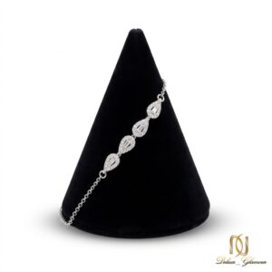 دستبند نقره زنانه مجلسی اشکی br-s-47 عکس اصلی