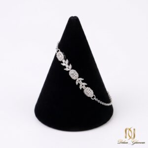 دستبند نقره زنانه مجلسی برگ br-s-50 عکس اصلی