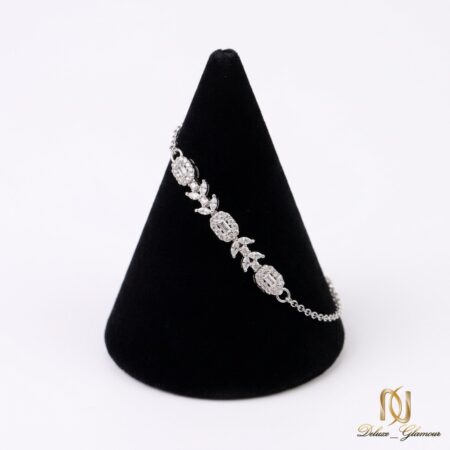 دستبند نقره زنانه مجلسی برگ br-s-50 عکس اصلی