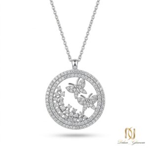 گردنبند نقره زنانه پروانه ne-new-110 عکس اصلی